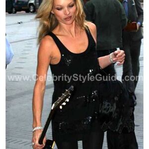 Vintage Juicy Couture Kate Moss Indie Sleaze Party Girl Sequin Stripe Mini Dress